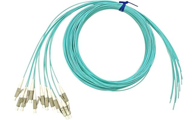 LC MM UPC Fiber Optical Pigtail LSZH 1.5M