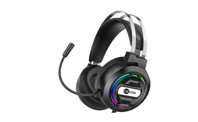 Lecoo H401 Wired Gaming RGB Headset with MIC for Laptop PC Design by Lenovo