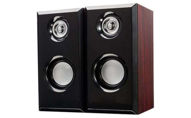 LEERFEI M-09 Multimedia Wooden USB Speaker