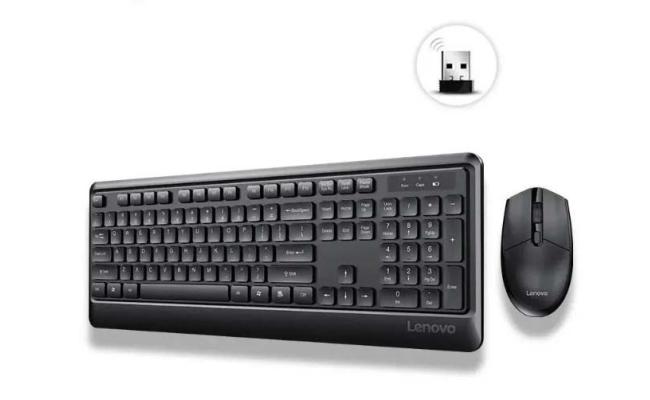 Lenovo KN102 Light & Thin Wireless Keyboard and Mouse Combo