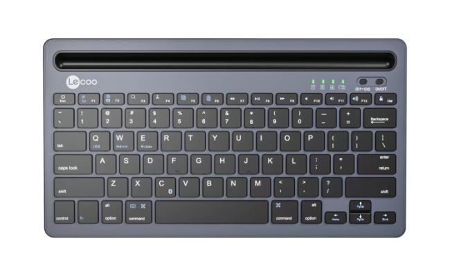 Lenovo Lecoo BK-100 Mini Bluetooth Rechargeable Keyboard -Black