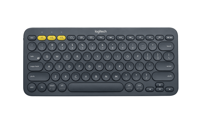 Logitech K380 Multi-Device Bluetooth Keyboard -Grey