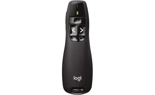 Logitech R400 Wireless Presenter Remote Clicker with Laser Pointer