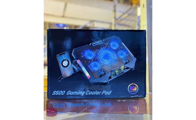 LS Premium Cooling Pad Stand S500 17.3 inch- 5 fan