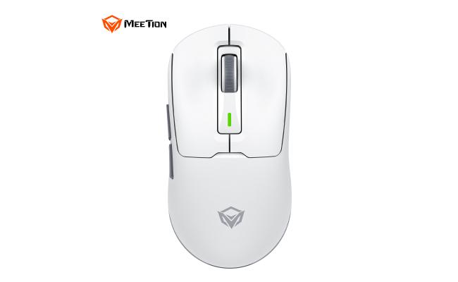 Meetion Air GW24 2.4G Bluetooth & Wired Gaming Mouse -White