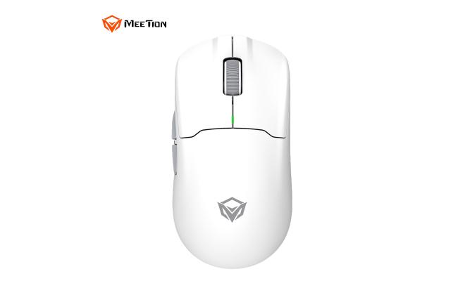 Meetion Air GW39 PAW3395 Sensor Wireless Gaming Mouse with Charging Dock -White