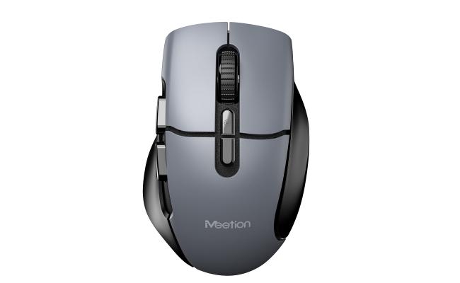 Meetion BTM001 2.4G Wireless & Bluetooth Dual-Mode Ergonomic Mouse -Black