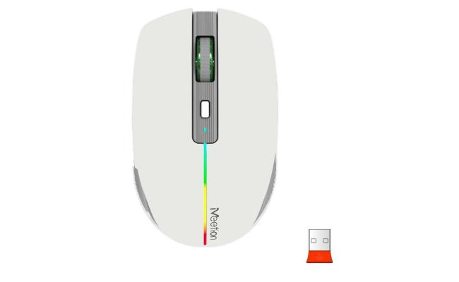 Meetion BTM002 2.4G Wireless & Bluetooth Dual Mode Mouse -Khaki