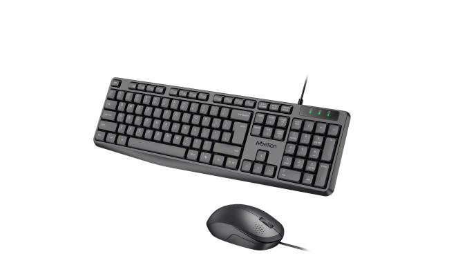 Meetion C235 Full-Size Silent Wired Office Keyboard & Mouse Combo