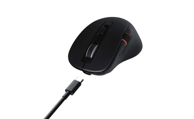 Meetion GW32 Three-Mode 2.4G Wireless Bluetooth & Wired Gaming Ergonomic Mouse -Black