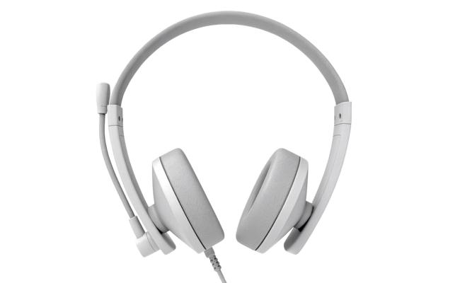 Meetion HP003U USB Telephony Headset with Microphone & Volume Control -White