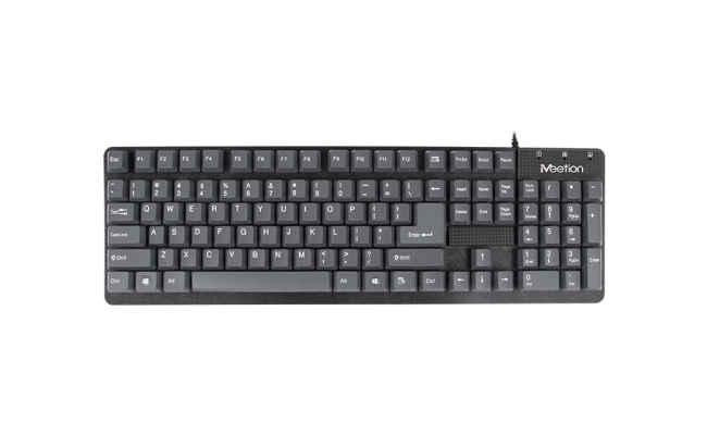 MeeTion K202 USB Waterproof Wired Computer Keyboard