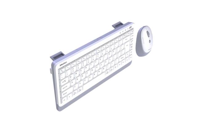 Meetion Mini5000 Silent Dual-Mode Mini Office Wireless keyboard & Mouse Combo -White