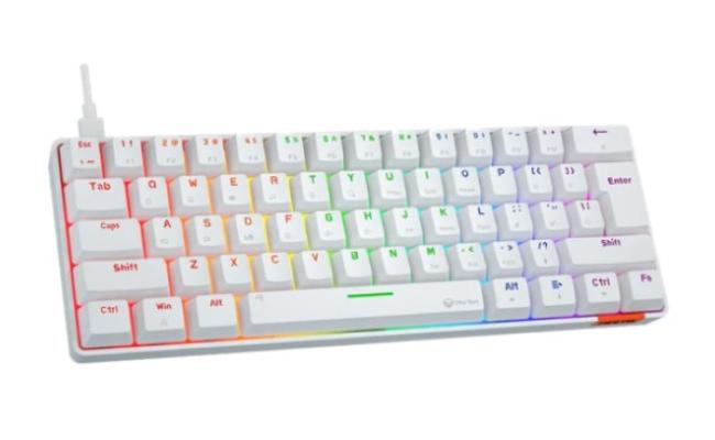 Meetion MK005 Hestia RGB 60% Mechanical Gaming Keyboard -White