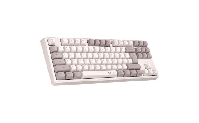 Meetion MK14 Tri Mode 87 Key Connection RGB Wireless Mechanical Gaming Keyboard -White