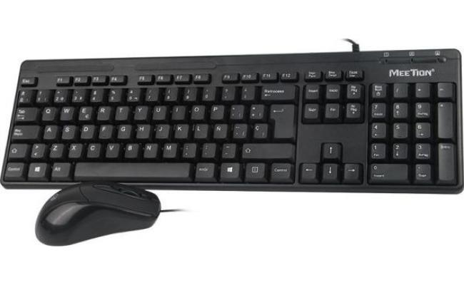 MeeTion MT-AT100 Office Wired Mouse and Keyboard Combo