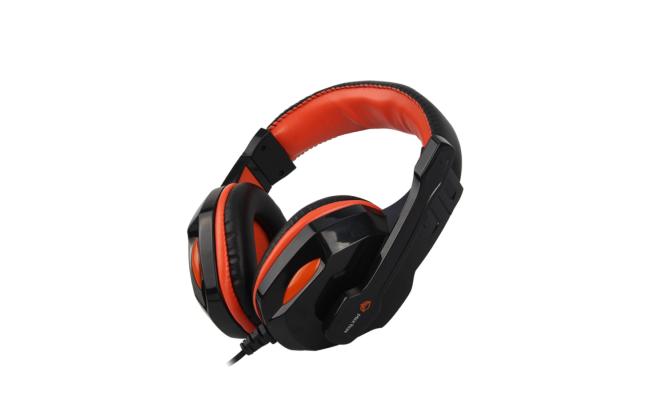 MeeTion MT-HP010 Scalable Noise-canceling Stereo Leather Wired Gaming Headset with Mic
