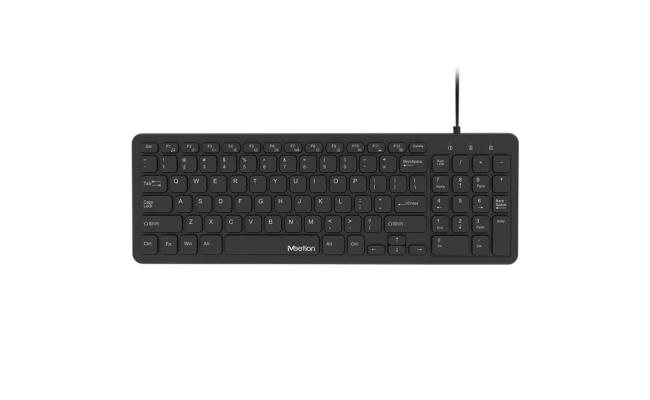 Meetion MT-K410 USB Wired Ultra Thin Chocolate Keyboard