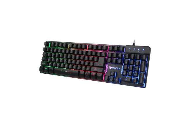 MeeTion MT-K9300 Colorful Rainbow Backlit Gaming Keyboard