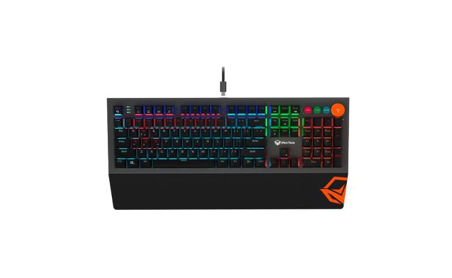 MeeTion MT-MK500 Detachable Palmrest RGB Mechanical Gaming Keyboard with Type C Cable