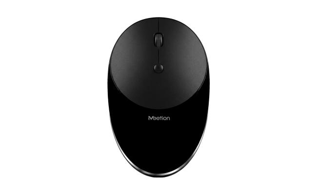 MeeTion MT-R600 2.4g Slim Rechargeable Silent Wireless Mouse -Black