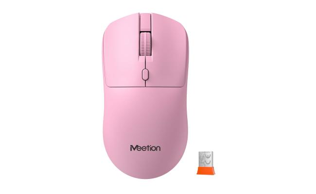 Meetion R546 Wireless 2.4GHz Silent Mouse -Pink