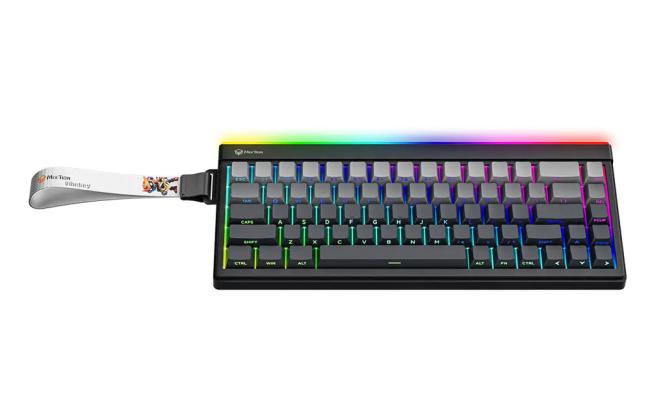 Meetion VibeKeyB68 68% Wireless Membrane RGB Gaming Keyboard -Black