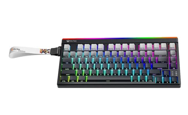 Meetion VibeKeyB75 Compact 75% Wireless Membrane Gaming Keyboard -Black