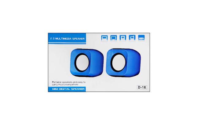 Mini D-16 Portable Multimedia Speaker