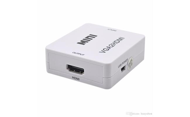 Mini Size 1080p VGAHDMI2 VGA to HDMI Converter