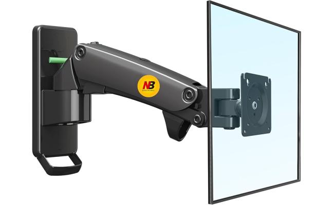 NB North Bayou F120 17″–27″ Gas Spring 360 rotate Full Motion Wall Mount TV Bracket
