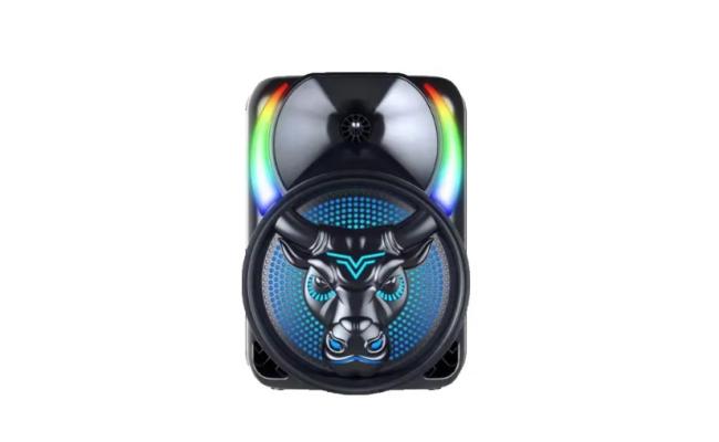 O8K BT-824 8 inch 10W 3.7V Rechargeable Bluetooth Wireless Speakers Blue tooth Wireless Portable Speakers