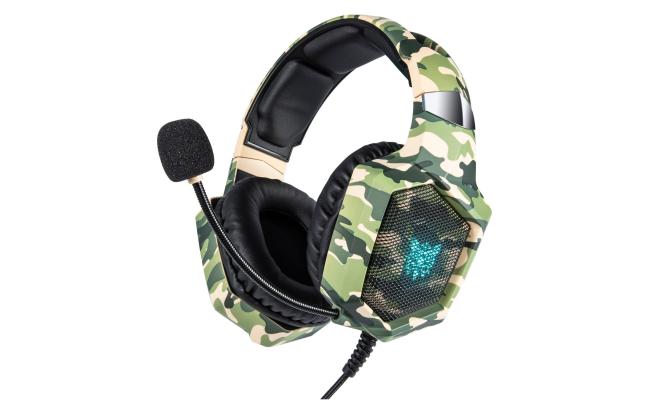 ONIKUMA K8 ARMY CAMOUFLAGE GAMING HEADSET STEREO SURROUND WITH MICROPHONE