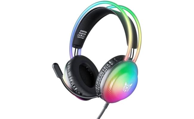 ONIKUMA X29 RGB Wired Gaming Headset 1 Pin USB