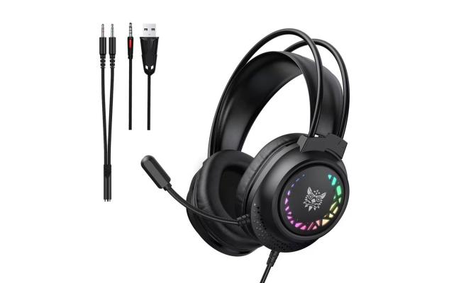 ONIKUMA X92 RGB Wired Gaming Headset 1 Pin