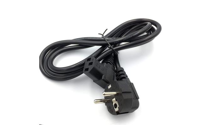 Power Cable EURO PC 1.5M 90 Degree