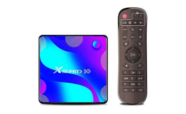 PRO 10 Smart Android 11 TV Box X88 With Remote Control
