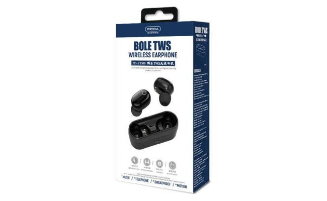 PRODA PD-BT500 In-Ear Wireless 5.0 TWS Earphone- Black