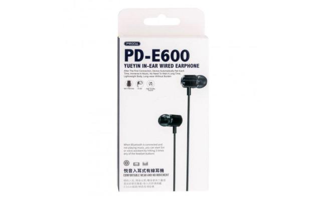 PRODA PD-E600 YUEYIN In-Ear Headphone
