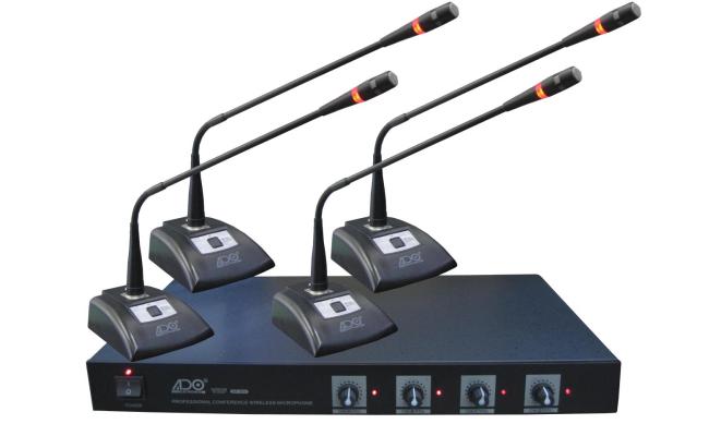 Professional Wireless Conference Microphone SP-80/4 MICS