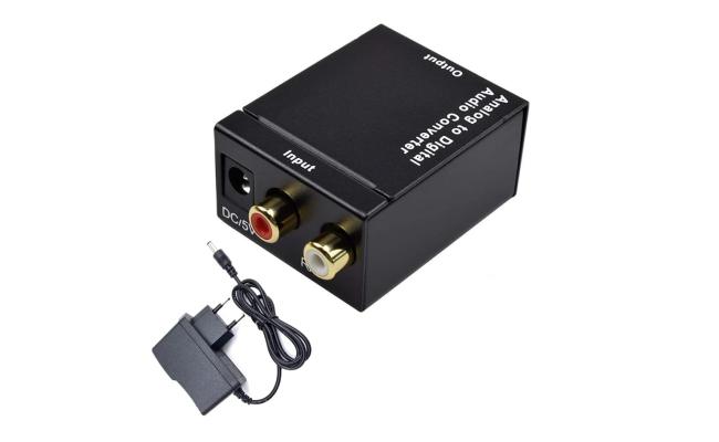 RCA-OPTI Analog to Digital Optical Audio Converter