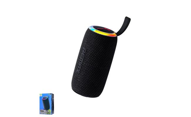 Remax RB-M82 RGB Wireless 7Wx2 USB/Type-C/TF/FM Speaker -Black