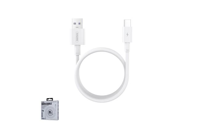 Remax RC-183A Fast Charging 6A 66W USB to Type-C Data Cable 2M 480 Mbps