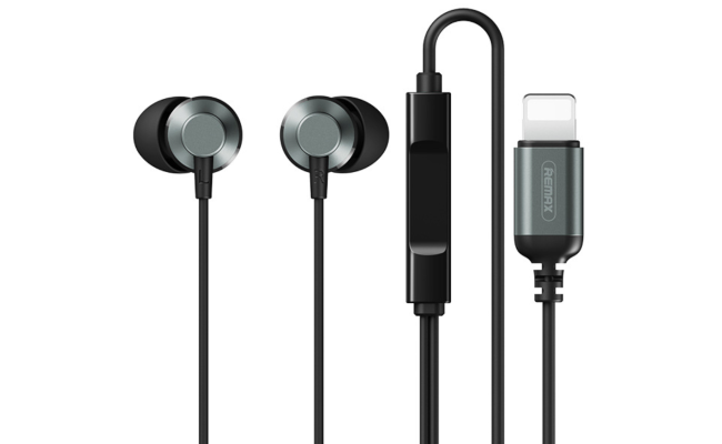 Remax RM-512i  HEADPHONE LIGHTNING METAL WIRED
