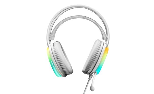 Remax RM-706 RGB Gaming Wired Headset Headphone USB+3.5mm -White