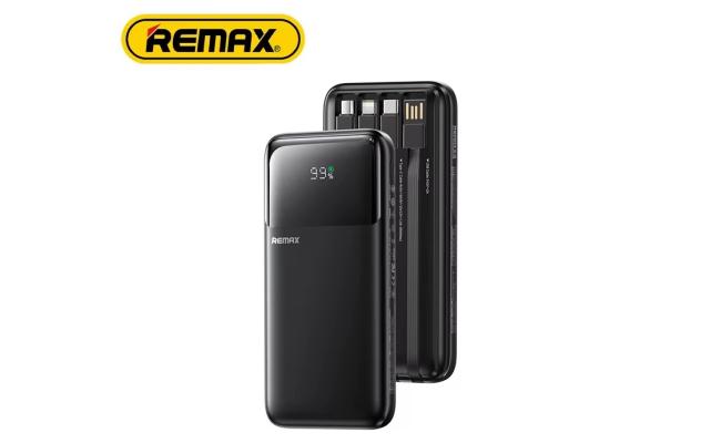 Remax RM-FCP-2 3 Input 5 Output Fast Charging Cable Power Bank 20000mAh 20W+22.5W