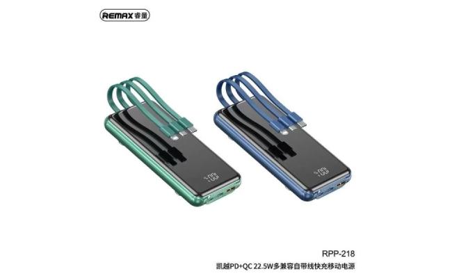 Remax RPP-218W 10000mAh Power Bank 22.5W PD + QC
