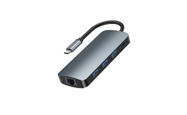 Remax RU-U91 USB C to HDTV 9-IN-1Multifunction Adapter