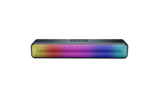 RGB USB Bluetooth Desktop Computer Speakers Stereo Sound Bar 3.5mm Jack For PC