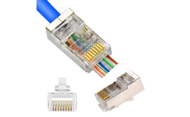 RJ45 Connector EZ FTP CAT6- 100pcs